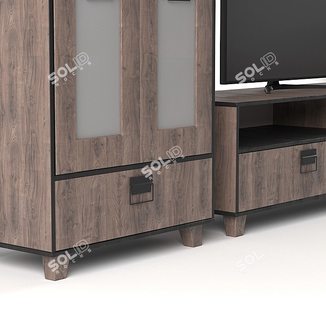 Essen Bob Pine Modular Lounge Set 3D model image 2