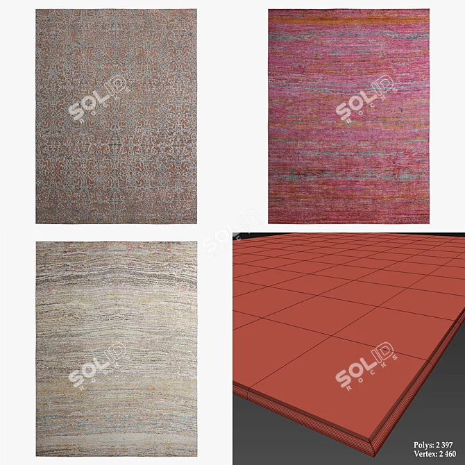 Radi Deluxe Rugs Collection 3D model image 2