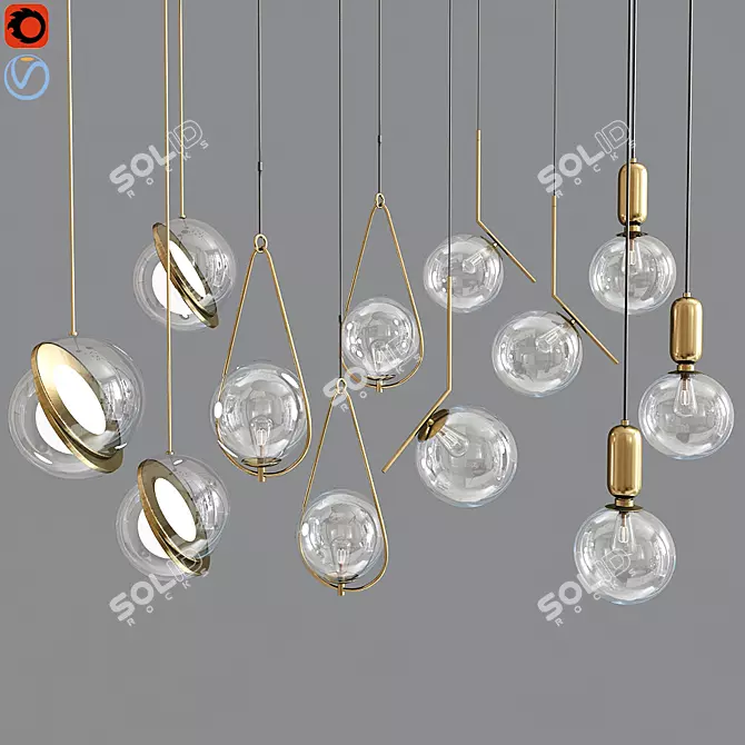 28-Light Set: 3dsmax 2011, obj format, Corona & Vray 3D model image 1