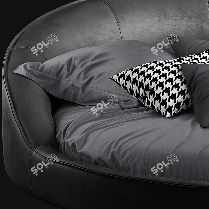 Gamma Jazz Bed: The Ultimate Sleep Experience 3D model image 2
