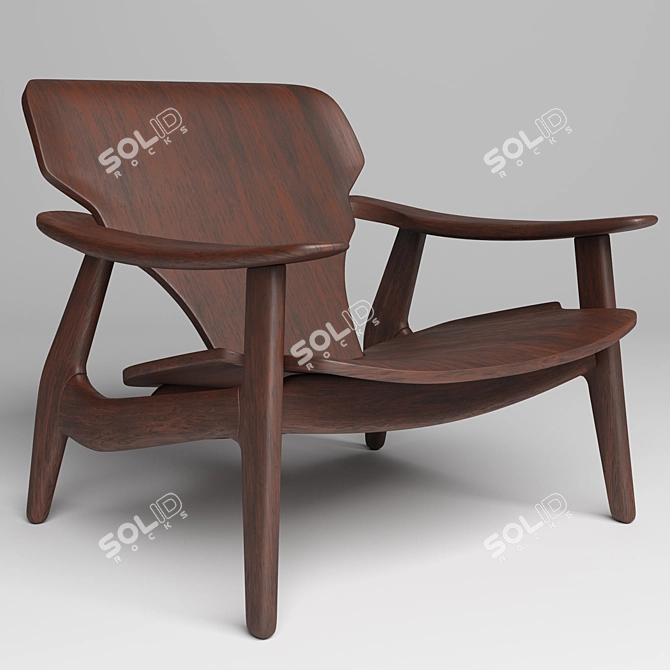 Modern Diz Chair: Rodrigues 3D model image 1