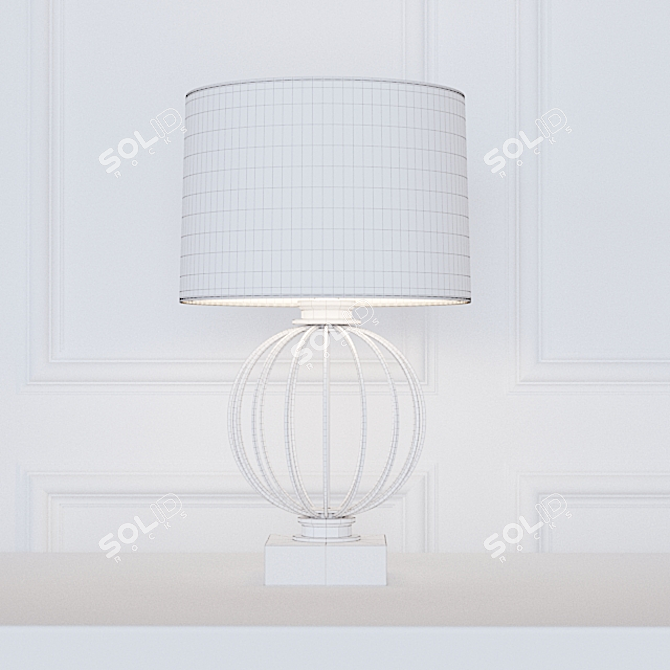 Garda Decor Poly Table Lamp 3D model image 2