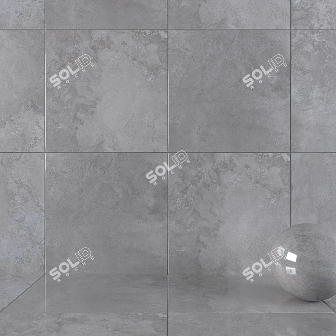  HD Multitexture Wall Tiles 3D model image 1