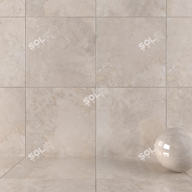 HD Multitexture Wall & Floor Tiles 3D model image 1