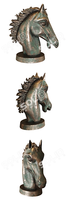 4K Textured Horse Model - V-Ray & Corona Compatible 3D model image 2