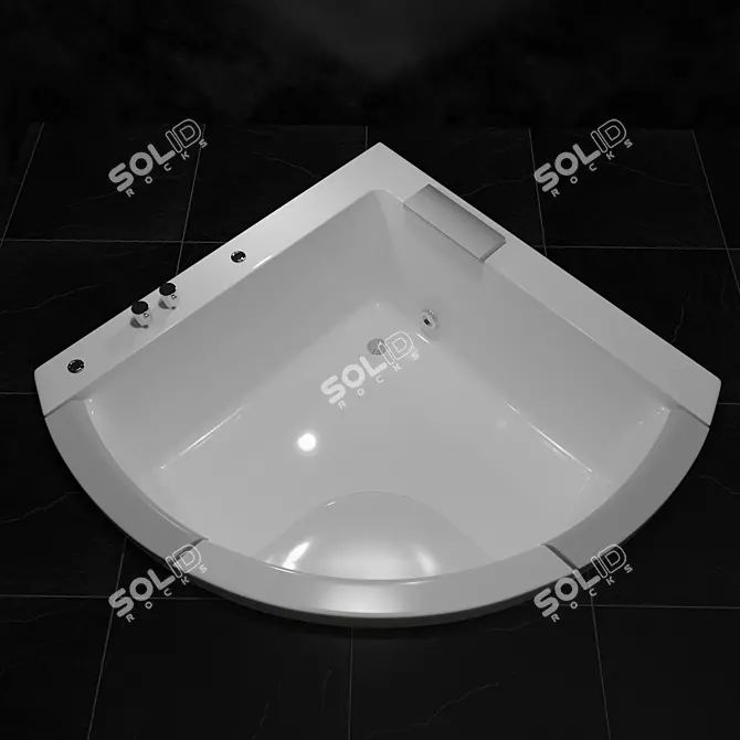 Luxurious TOTO PVS1540LJ Bathtub 3D model image 1