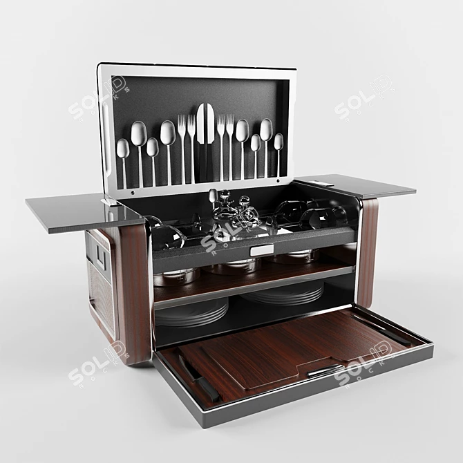 Rolls-Royce Luxury Picnic Set 3D model image 1