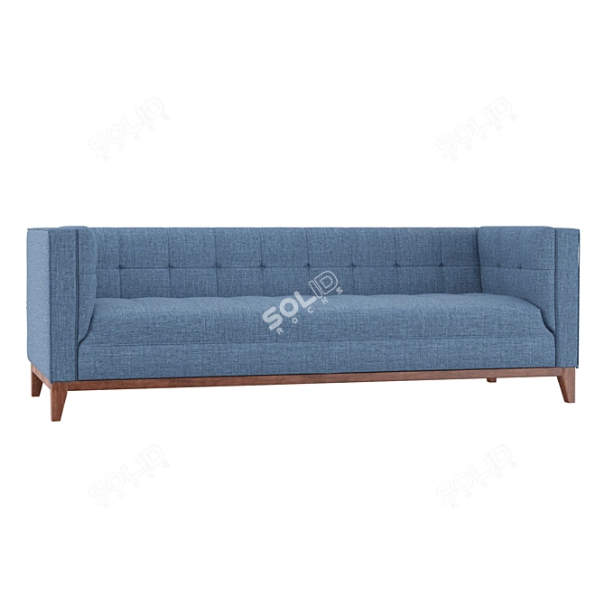 Luxury Comfort: Malin Sofa 3D model image 2