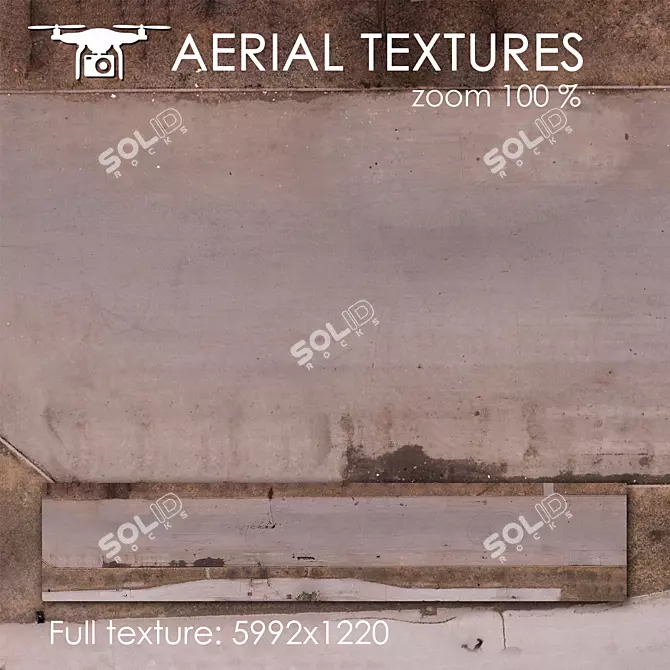 Aerial Asphalt Texture: Perfect for Urban Visualizations 3D model image 1