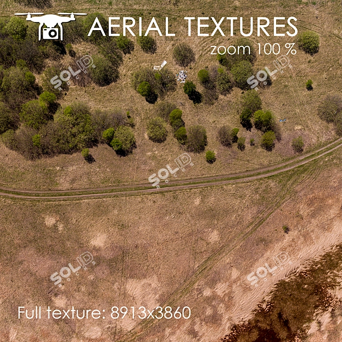 Aerial Texture for Exterior Designs 3D model image 3