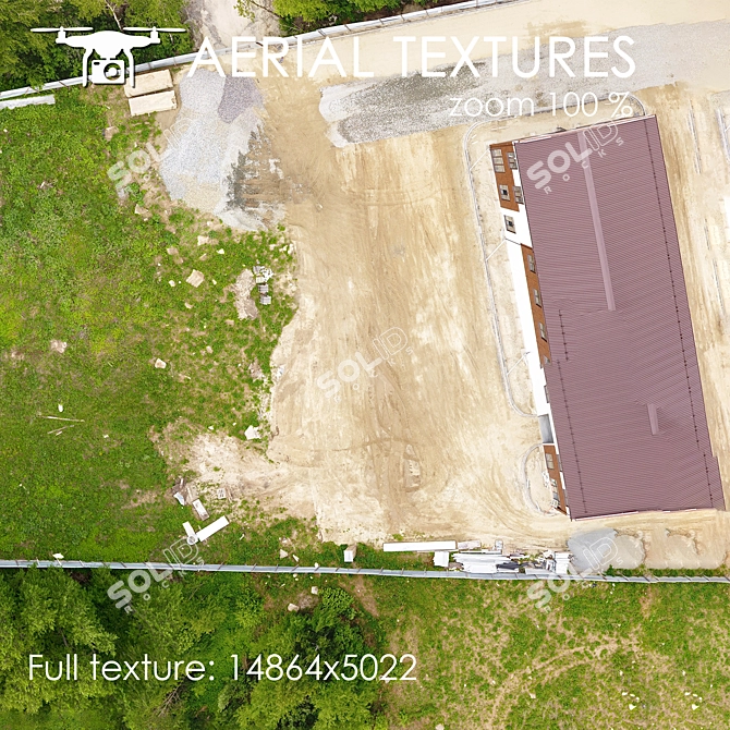 Aerial Texture for Exterior Designs 3D model image 3