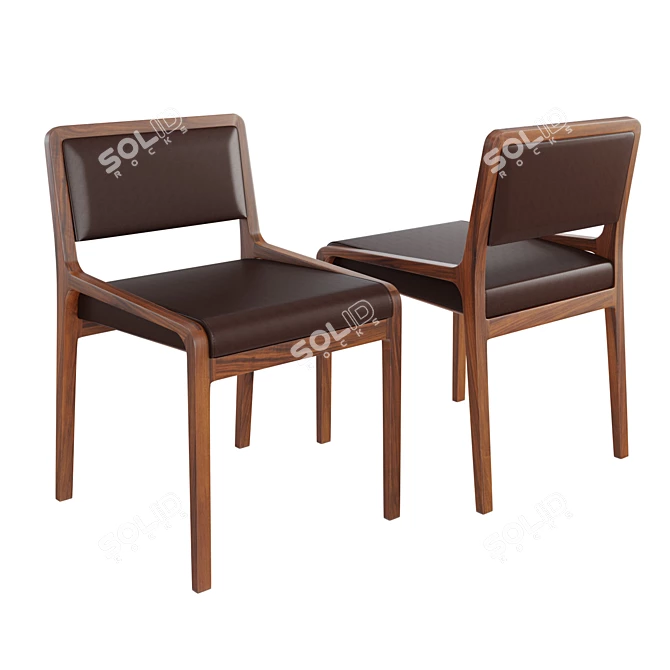 Cizeta L'Abbate Fuji 2004 SE: Sleek and Stylish Modern Chair 3D model image 1