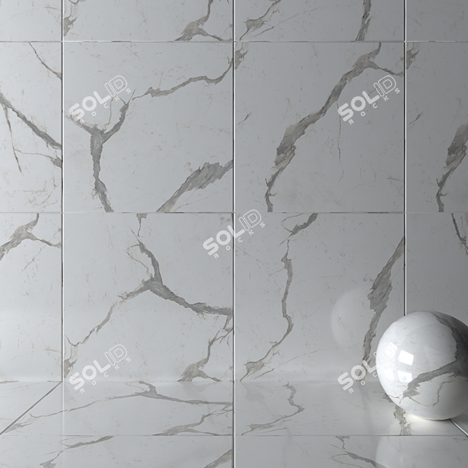 Multi-Texture HD Wall/Floor Tiles 3D model image 2