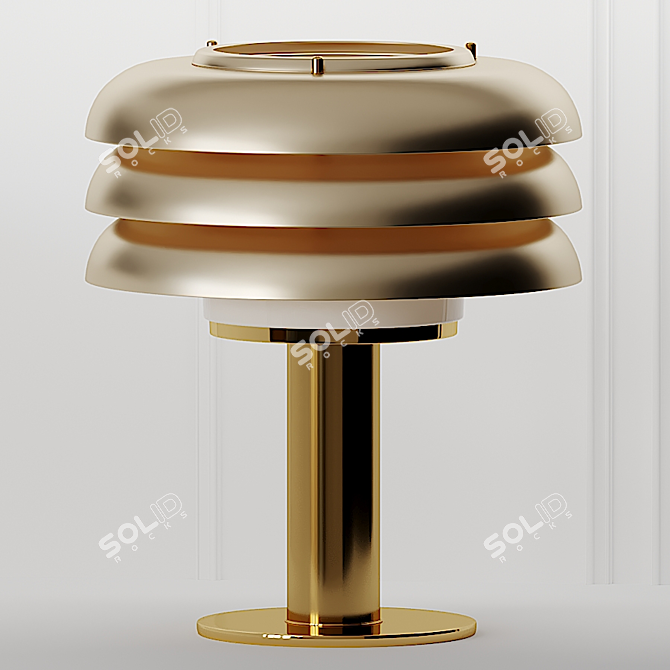 Sleek Jakobsson B-102 Table Lamp 3D model image 1