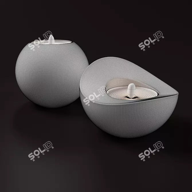 Elegant Candle Holders for Home 3D model image 2