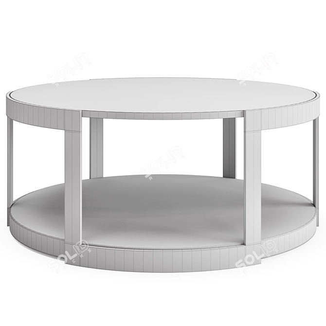 Elegant Horseguards Coffee Table 3D model image 2