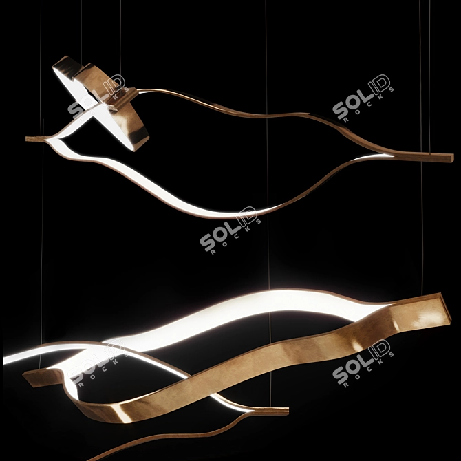 Versatile 180cm Hanging Tape 3D model image 1