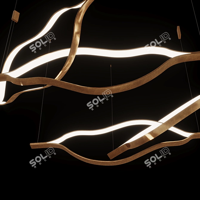 Versatile 180cm Hanging Tape 3D model image 3