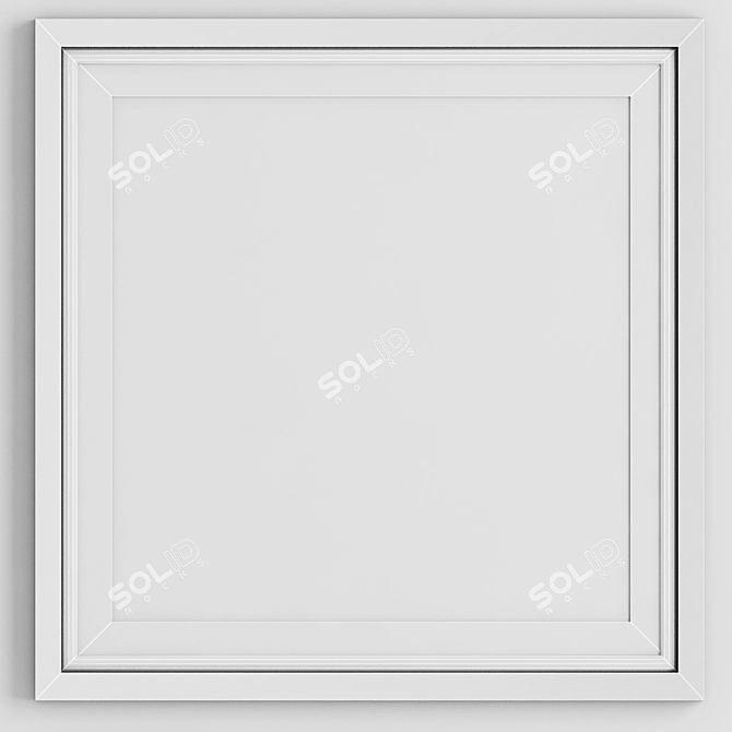 Elegant 4-Piece Wall Frame Set 3D model image 3