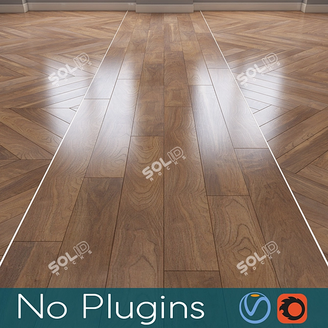 Vintage Archive Floor 3D model image 1