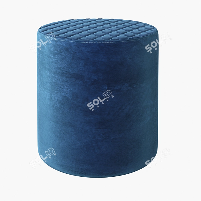 Modern Pouf Ejby: Stylish and Comfy 3D model image 1