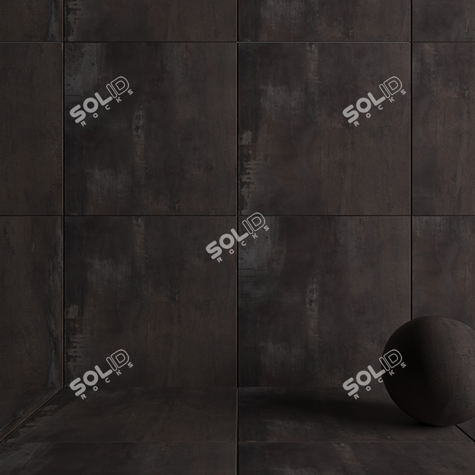 HD Multi-Texture Wall Tiles 3D model image 3