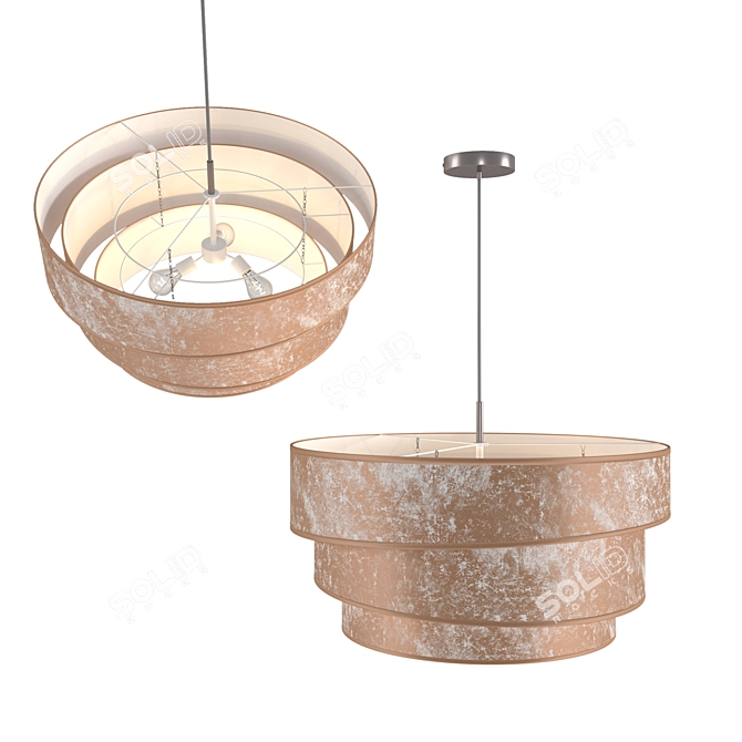 Contemporary MW-Light Nora Chandelier 3D model image 2