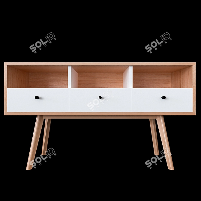 Modern TV Stand | Tucson 3D model image 1