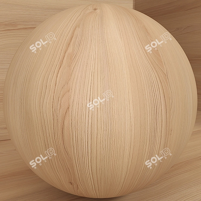 Seamless Wood & Cedar Set 3D model image 2