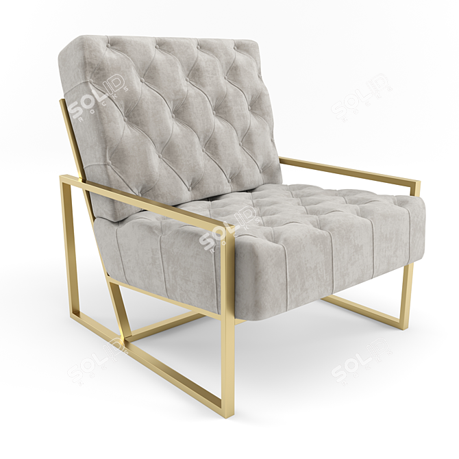 Eliza Compact and Stylish Chair 3D model image 1