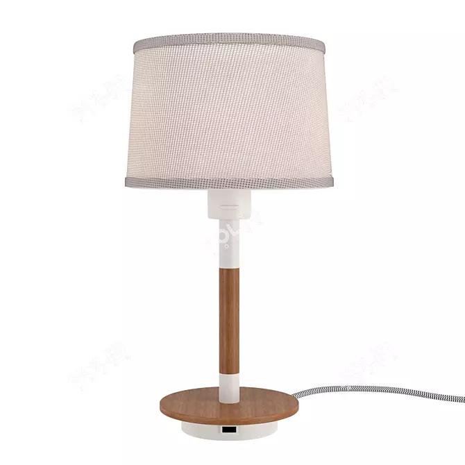 NORDICA 2 Table Lamp: Elegant and Energy Efficient 3D model image 1