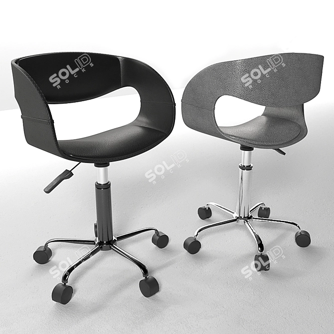 ErgoFlex Office Chair 3D model image 2