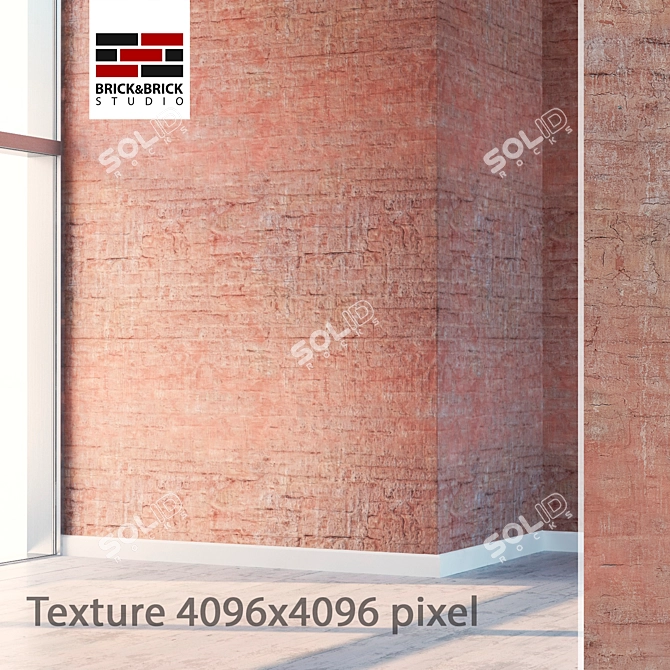 Seamless Stucco Texture: High Detail 3D model image 1