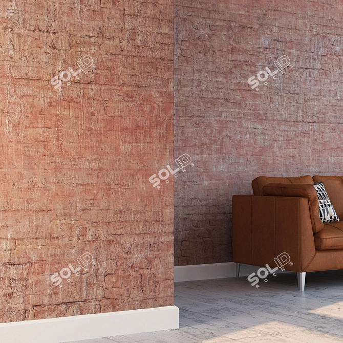 Seamless Stucco Texture: High Detail 3D model image 3