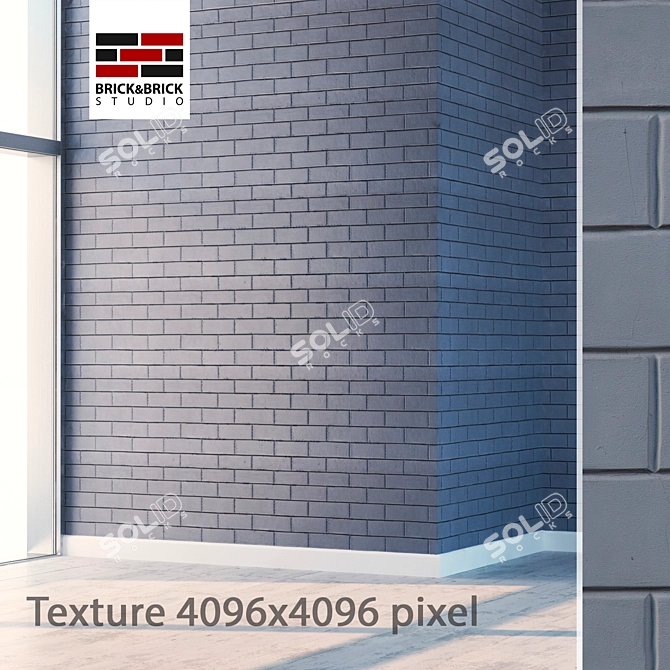 Seamless Brick Texture Bundle 3D model image 1