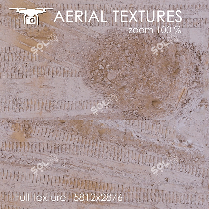 Title: Aerial Earth Texture 3D model image 3