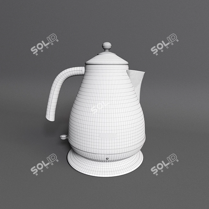 DeLonghi Electric Kettle: Vibrant Inner Colors 3D model image 2