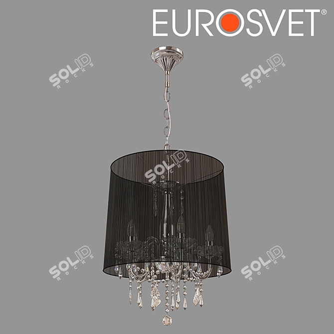 Elegant OM Pendant Chandelier - Eurosvet Allata 3D model image 1