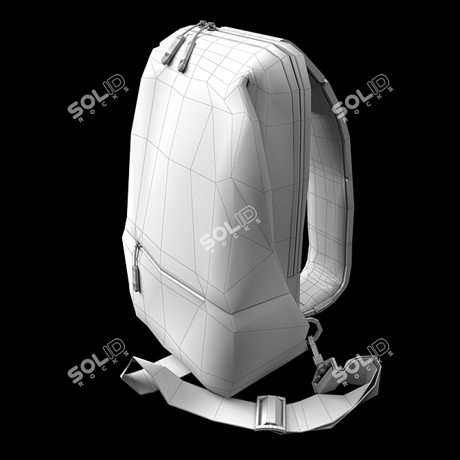 Mi City Sling Bag - Stylish and Lightweight 3D model image 2