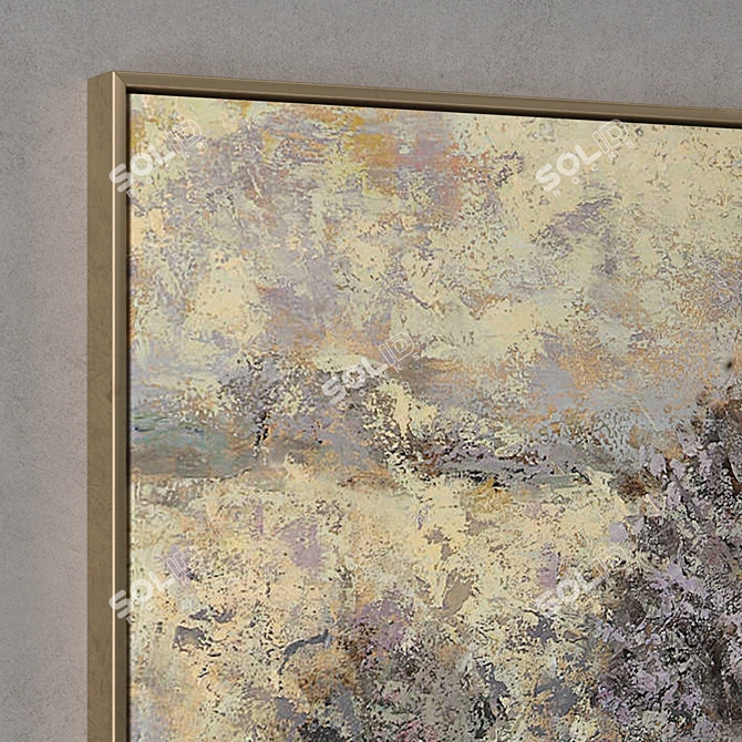 Metal Framed Painting Collection 3D model image 3