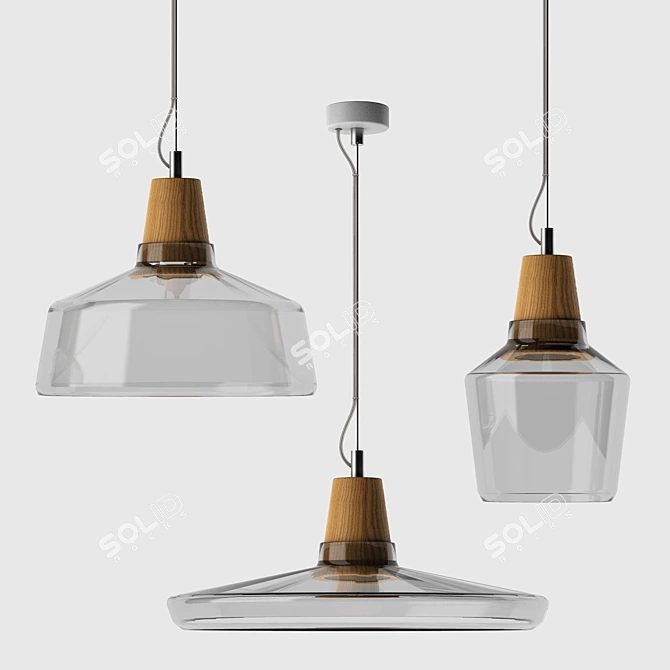 Dreizehngrad Industrial Lighting Solution 3D model image 1