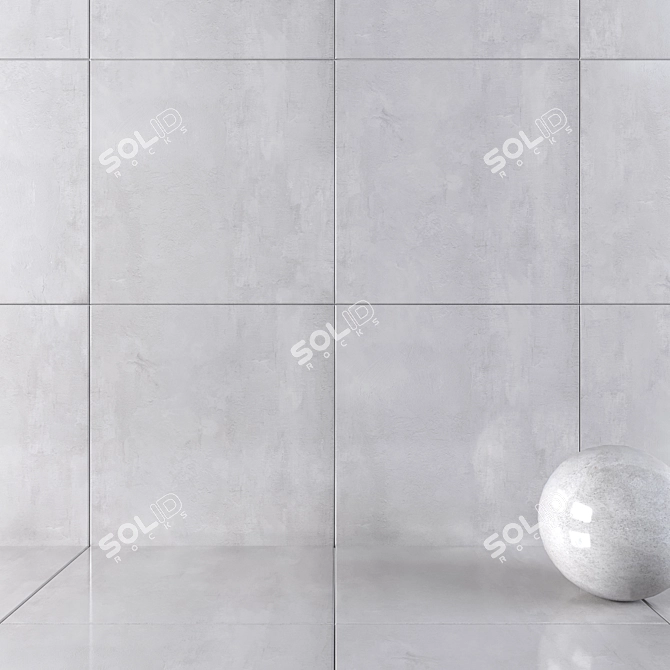 HD Multi-Texture Wall/Floor Tiles 3D model image 1
