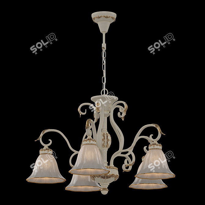 Elegant Country Style Lighting 3D model image 1