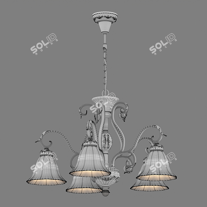 Elegant Country Style Lighting 3D model image 2