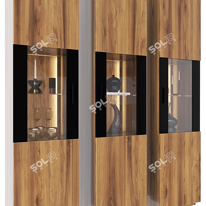 Versatile Archive Shelving Set 3D model image 2