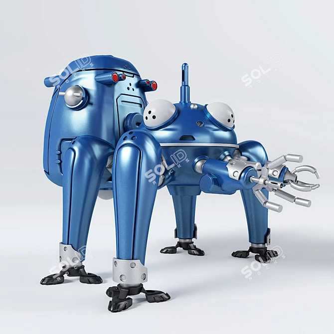 AI Walker Robot Tachikoma 3D model image 1