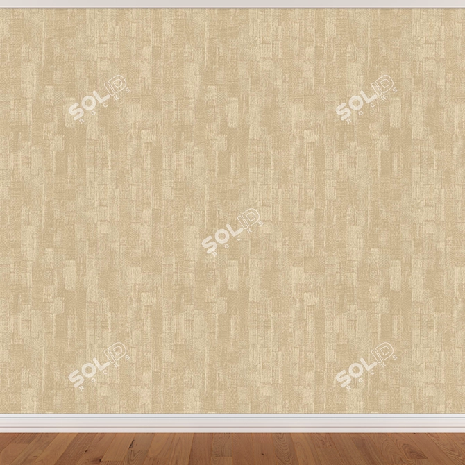 Seamless Wallpaper Set - 3 Colors 3D model image 2