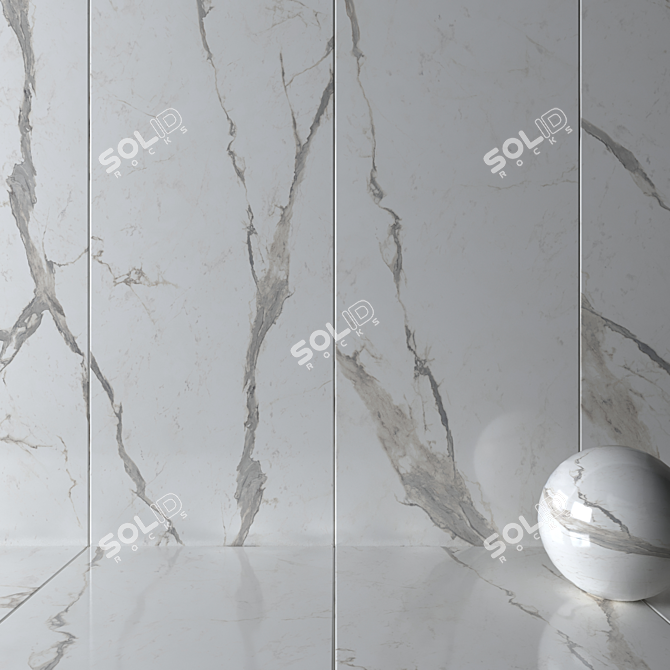 HD Corona+Vray Wall/Floor Tiles 3D model image 2