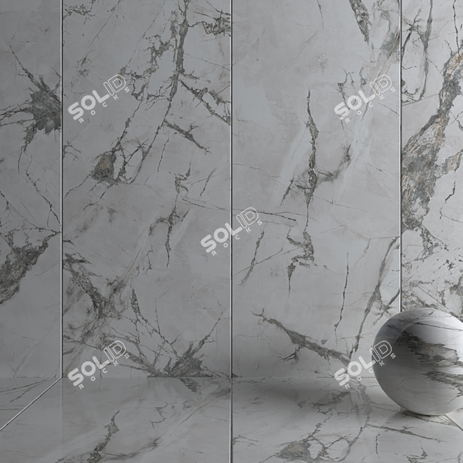 HD MultiTexture Wall Tiles 3D model image 3