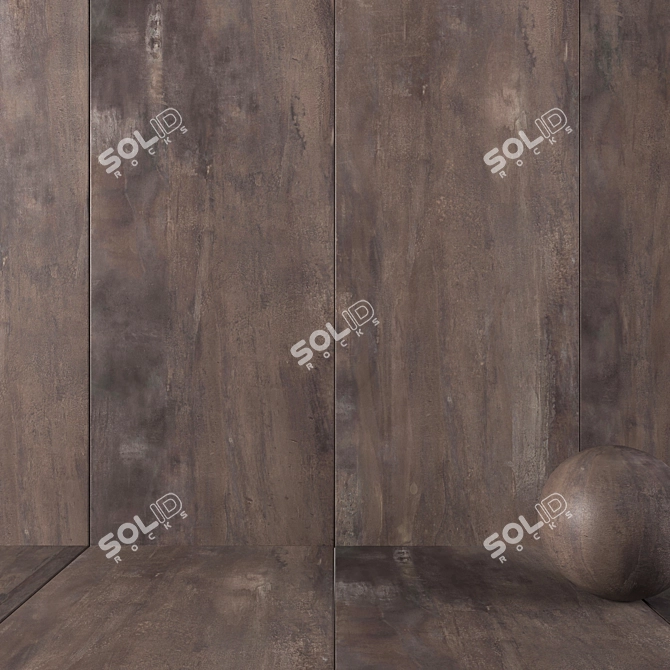 HD Multitexture Wall Tiles 3D model image 1